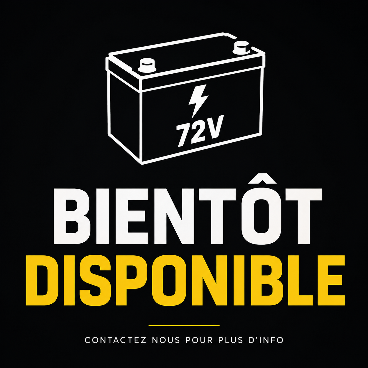 Batterie Lithium 72V 20Ah pour Moto Électrique NRJ et autres E-Moto Boost