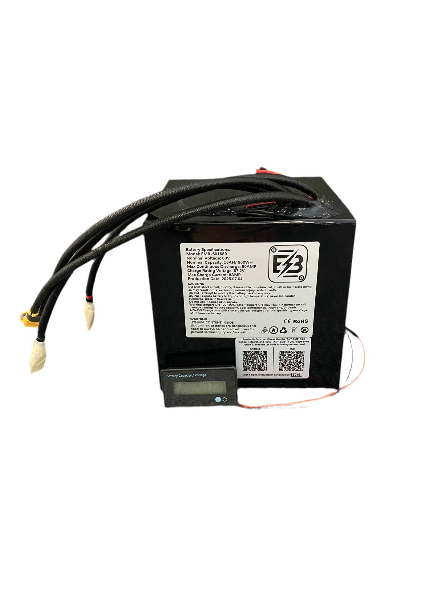 Batterie moto électrique 60v 16AH, motos Apollo, NRJ et autres Ma boutique