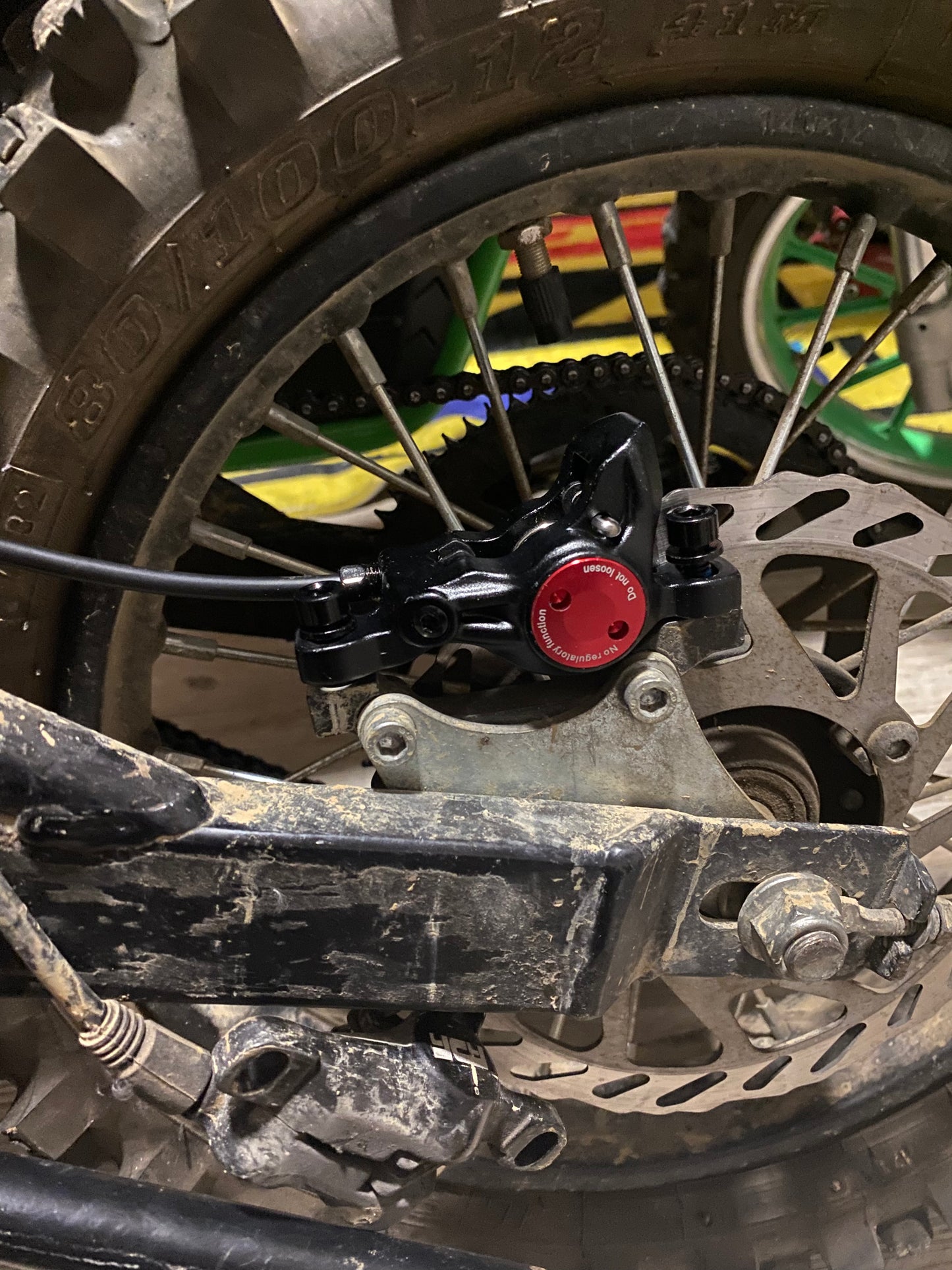 Frein arrière hydraulique moto électrique Apollo 1000/1300w E-Moto Boost
