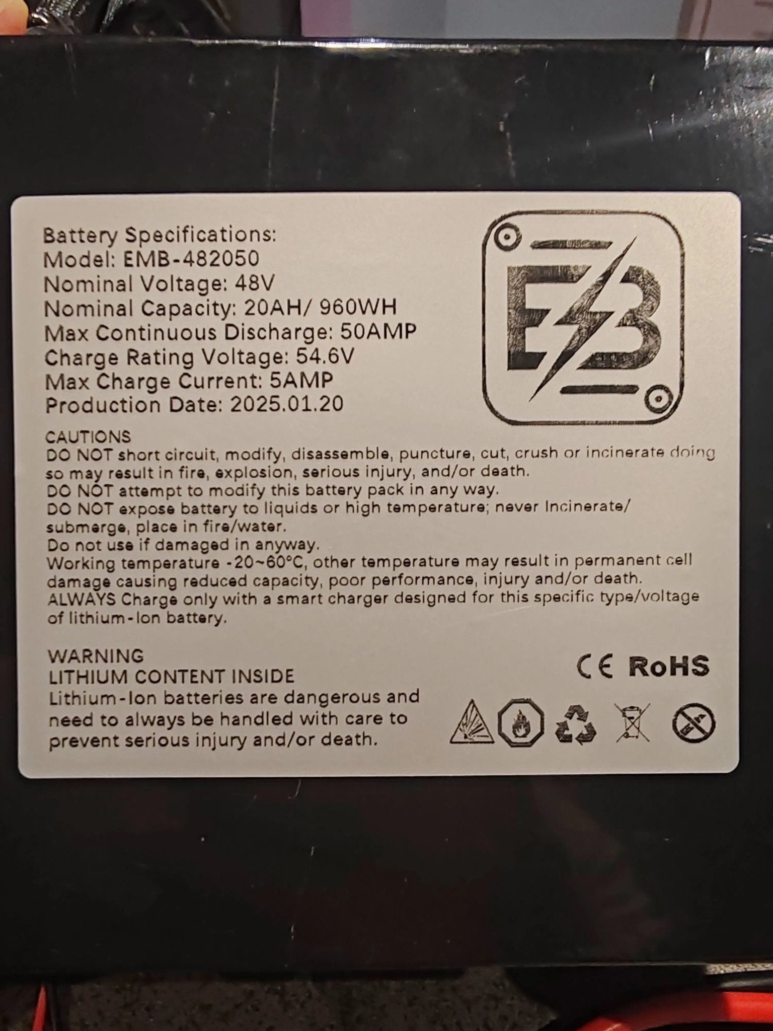 Batterie moto électrique 48v 20H, motos Apollo, NRJ et autres - E - Moto Boost